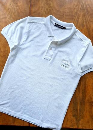 Поло , футболка (dolce&gabbana) made in italy !размер s-m