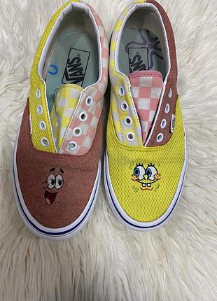 Кеди vans колоборація spongebob