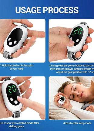 Ручний пристрій для покращення сну palm sleep massager, пристрій для полегшення сну і зняття тревоги