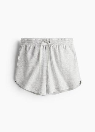Сірі трикотажні шорти h&m
