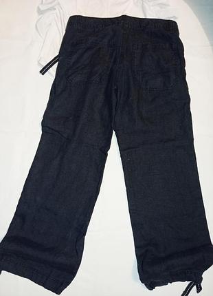 Черные брюки лен н.м.