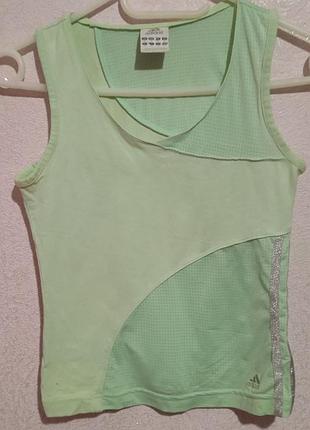 Футболка adidas мятного кольору