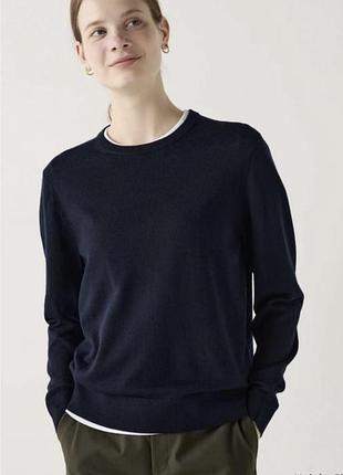 Базовий синій джемпер uniqlo