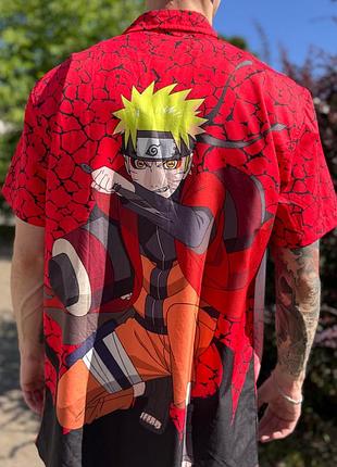 Оверсайз сорочка наруто гавайка