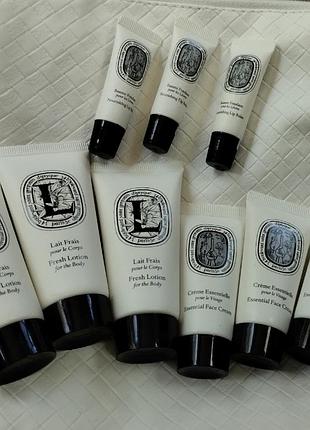 Diptyque набір косметики по догляду для подорожей