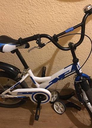 🚲 дитячий велосипед tnt 16", з додатковими колесами