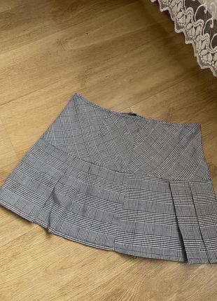 Юбка zara в клітинку