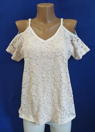 Кружевная кофточка. колir нижно- розовый