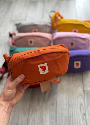 Топ якість! бананка, сумка на пояс fjallraven kanken з тканини не промокає