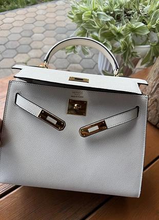Сумка hermes кожа сафьяно