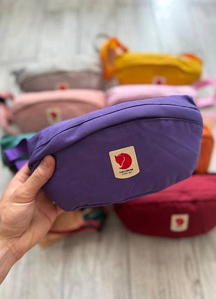 Топ якість! бананка, сумка на пояс fjallraven kanken з тканини не промокає