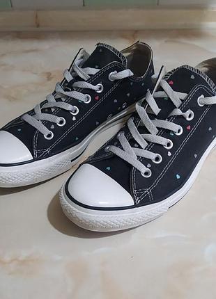 Кеды converse all star ox black. оригинал