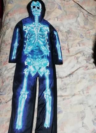 Карнавальный костюм скелет на 11-12лет