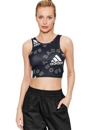 Топ адидас adidas серый л р