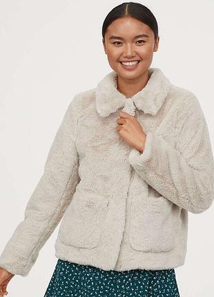 Женская искусственная шуба h&m полушубок zara эко мех шубка куртка pretty little things teddy тедди