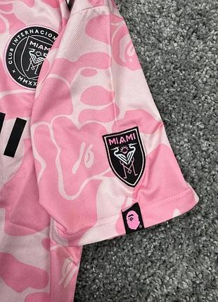 Хіт! футболка bape inter miami. футболка a bathing ape. джерсі bape x adidas inter miami.3 фото