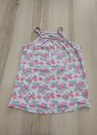 Красивая летняя майка маечка на девочку 5-7 лет