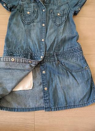 Джинсовый сарафан now/стильный сарафан для девочки 3