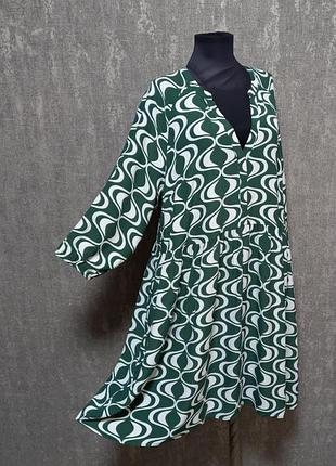 Cукня, плаття міді вільного крою,бохо, 100% віскоза ,легке ,літнє, papaya.