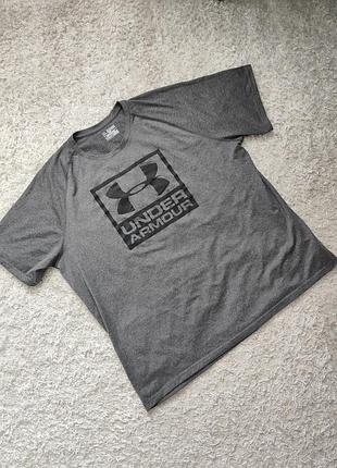 Фирменная футболка с принтом under armour р.xxxl