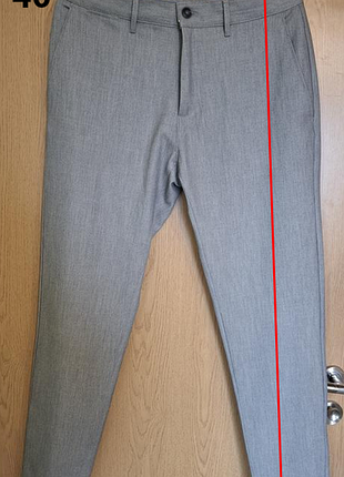 Акция мужские летние брюки zara slim fit чинос light grey размер 307 фото