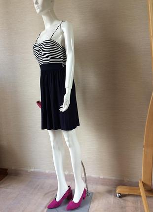 Літня сукня сарафан  з відкритою спинкой на тонких бретельках