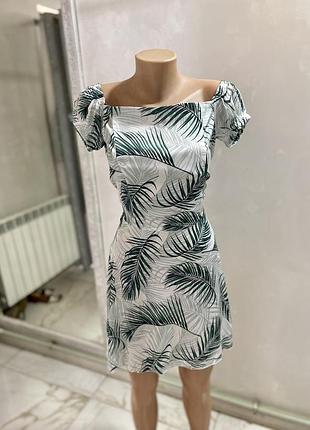 Сукня принт пальми розпродаж
