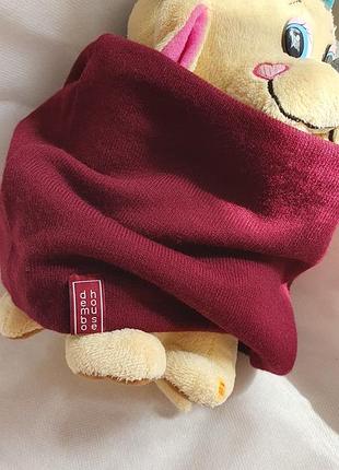 Хомут вишневый размер 54 на флисе состояние нового