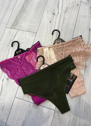 Комплект трусиків жіночих hunkemoller,спідня жіноча білизна,женское нижнее белье