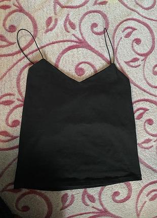 Майка на тонких бретелях