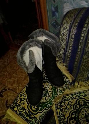 Зимние сапоги войлочные