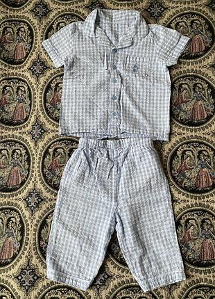 Костюм мусліновий на хлопчика 1,5-2 роки на літо