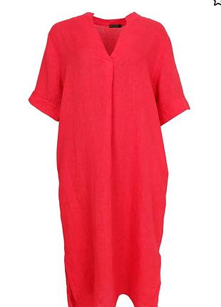 Чудова сукня пряма вільна кафтан з льону та віскози