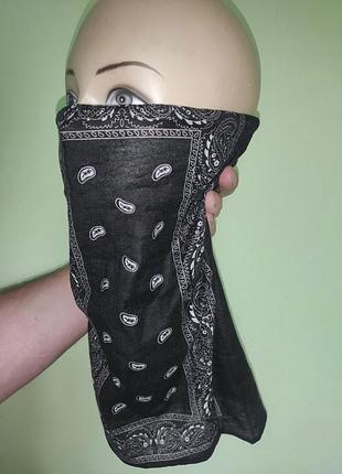 Стильный фирменный бафф шарф bandana на лицо на шею термо