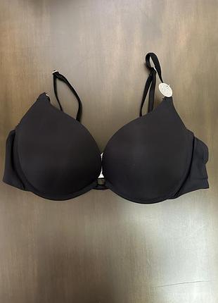 Чёрный бюстгальтер oysho push-up, новый