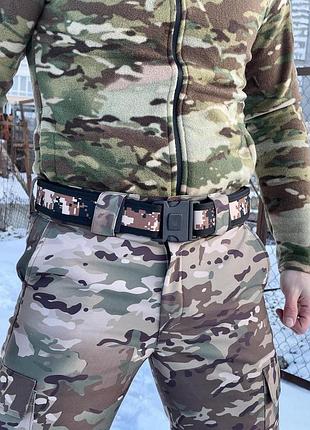 Ремінь військовий рудий піксель