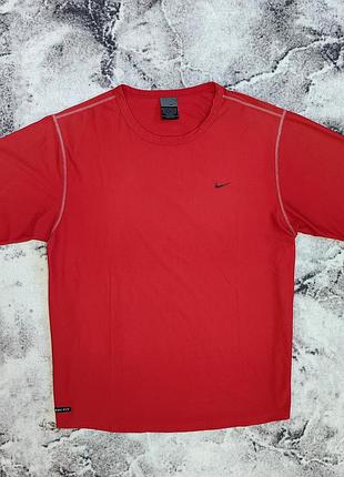 Nike dri fit спортивная футболка винтажная найк