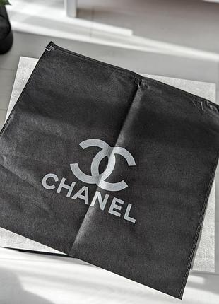 Premium | фірмове паковання пильник, чохол великий chanel, паковання на подарунок. подарункова брендова упаковка шанель