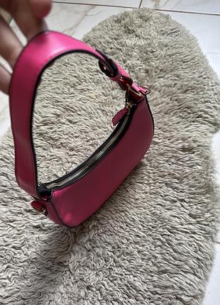 Жіноча рожева сумка пів місяць нова primark