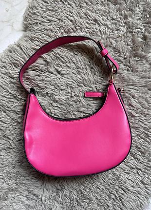 Жіноча рожева сумка пів місяць нова primark