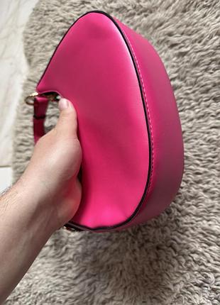 Жіноча рожева сумка пів місяць нова primark
