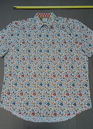 Воротник 44 см next tailoring гавайка тенниска мужская рубашка size xl