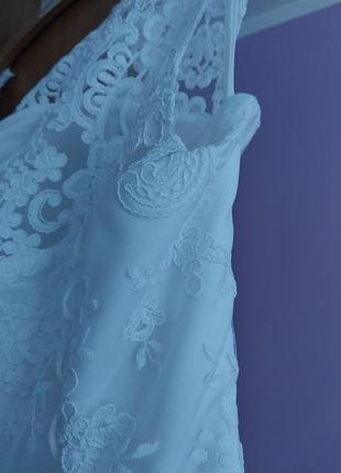 Весильное платье с кружевным верхом принцесса платье для выпускного бала, платье на выпуск...