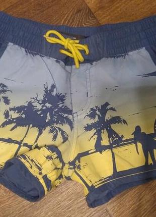 Пляжные шорты с карманам