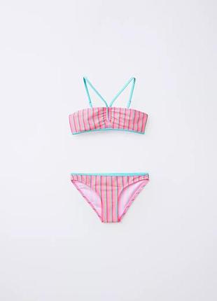 Купальник на дівчинку в смужку zara new