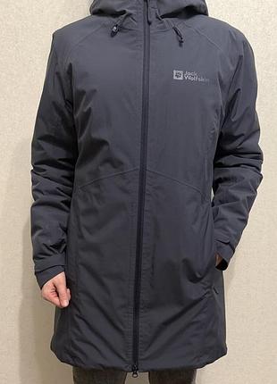 Куртка жіноча синя jack wolfskin s