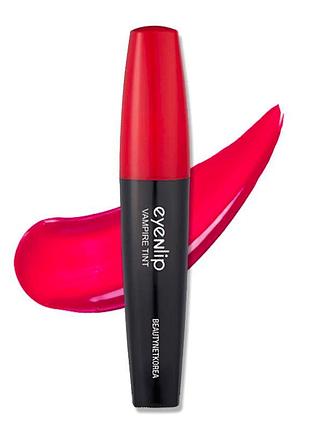 Стійкий тинт для губ на водній основі eyenlip vampire tint, rose pink