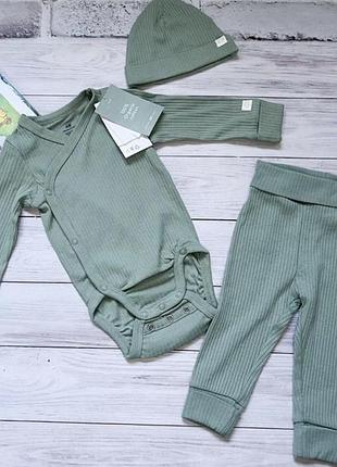 Комплект детский тройка h&amp;m, 6-9м.