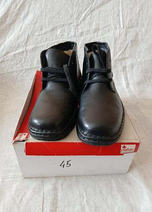 Ботинки мужские кожаные rieker 45p.