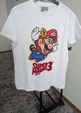 Футболка нова подовжена оверсайз супер маріо л